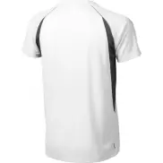 Męski T-shirt Quebec z krótkim rękawem z dzianiny Cool Fit odprowadzającej wilgoć, xs, biały