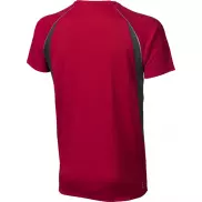 Męski T-shirt Quebec z krótkim rękawem z dzianiny Cool Fit odprowadzającej wilgoć, xl, czerwony