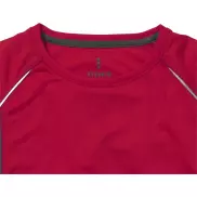 Męski T-shirt Quebec z krótkim rękawem z dzianiny Cool Fit odprowadzającej wilgoć, xl, czerwony