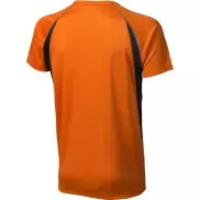 Męski T-shirt Quebec z krótkim rękawem z dzianiny Cool Fit odprowadzającej wilgoć, l, pomarańczowy