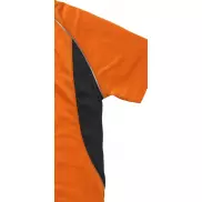 Męski T-shirt Quebec z krótkim rękawem z dzianiny Cool Fit odprowadzającej wilgoć, l, pomarańczowy