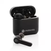 Douszne słuchawki bezprzewodowe Motorola TWS ANC Bud S - czarny