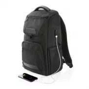 Plecak na laptopa Swiss Peak 15,6', ochrona RFID - czarny