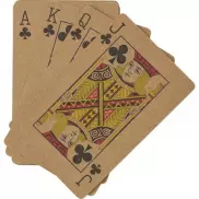 Karty do gry z papieru z recyklingu - brązowy