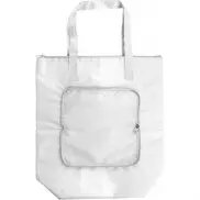 Składana torba termoizolacyjna, torba na zakupy - biały