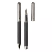 Zestaw piśmienny, długopis i pióro kulkowe - grey