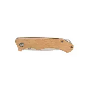 Drewniany nóż składany, scyzoryk - brązowy
