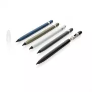 Aluminiowy ołówek z gumką - czarny