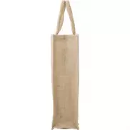 Bawełniana torba na butelkę - brązowy