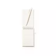 Notatnik ok. B7 ze zrecyklingowanych kartoników po mleku, długopis, stojak na telefon