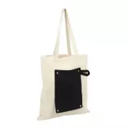 Bawełniana torba na zakupy, składana | Arlo - czarny