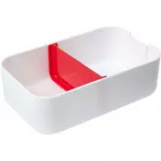 Pudełko śniadaniowe 850 ml, stojak na telefon - czerwony
