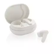 Bezprzewodowe słuchawki douszne - biały