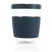 Szklany kubek podróżny Ukiyo 360 ml - niebieski