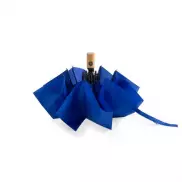 Parasol automatyczny RPET, składany - niebieski