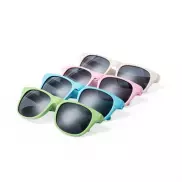 Okulary przeciwsłoneczne ze słomy pszenicznej - zielony