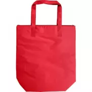Składana torba termoizolacyjna, torba na zakupy - czerwony