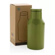 Butelka termiczna 300 ml, stal nierdzewna z recyklingu - green
