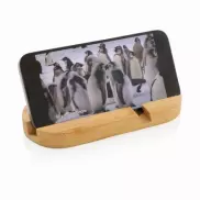 Bambusowy stojak na telefon, tablet - biały