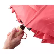 Parasol automatyczny RPET, składany - czerwony