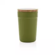 Kubek podróżny 300 ml z PP z recyklingu - zielony