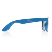 Okulary przeciwsłoneczne, PP z recyklingu - niebieski