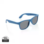 Okulary przeciwsłoneczne, PP z recyklingu - niebieski