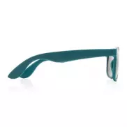 Okulary przeciwsłoneczne, PP z recyklingu - turkusowy