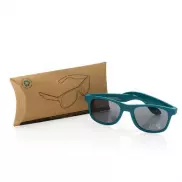 Okulary przeciwsłoneczne, PP z recyklingu - turkusowy