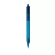 Długopis X8, RPET - niebieski