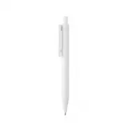 Długopis z bambusowym klipem, RABS - biały