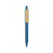 Długopis z bambusowym klipem, RABS - niebieski