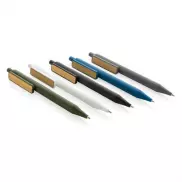 Długopis z bambusowym klipem, RABS - zielony