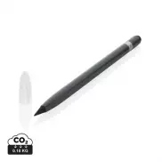 Aluminiowy ołówek z gumką - szary