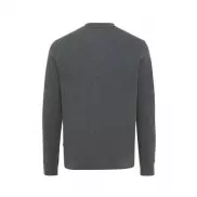 Bluza z niebarwionej bawełny z recyklingu Iqoniq Denali - czarny