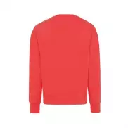 Luźna bluza z bawełny z recyklingu Iqoniq Kruger - czerwony