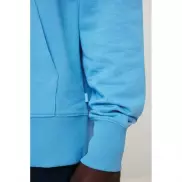 Luźna bluza z kapturem z bawełny z recyklingu Iqoniq Yoho - niebieski