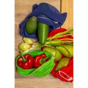 Bawełniany worek na owoce i warzywa, duży | Kelly - czerwony