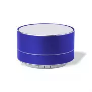 Głośnik bezprzewodowy 3W z aluminium z recyklingu - niebieski