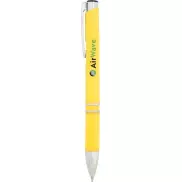 Długopis z plastiku ABS Moneta, żółty