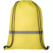 Plecak bezpieczeństwa Oriole ze sznurkiem ściągającym, żółty