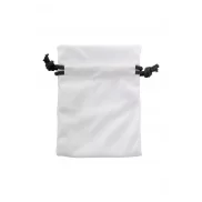 średnia personalizowana torebka/woreczek na prezent - czarny