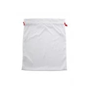 Duża personalizowana torebka/woreczek na prezent - czerwony