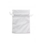 Mała personalizowana torebka/woreczek na prezent - biały
