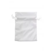 średnia personalizowana torebka/woreczek na prezent - biały