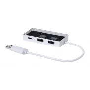 Hub USB - biały