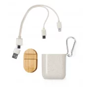 Kabel USB do ładowania - naturalny