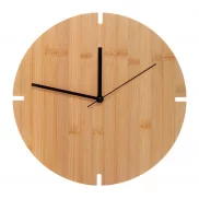Zegar ścienny z bambusa