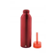 Butelka z aluminium z recyklingu - czerwony