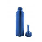 Butelka z aluminium z recyklingu - niebieski
